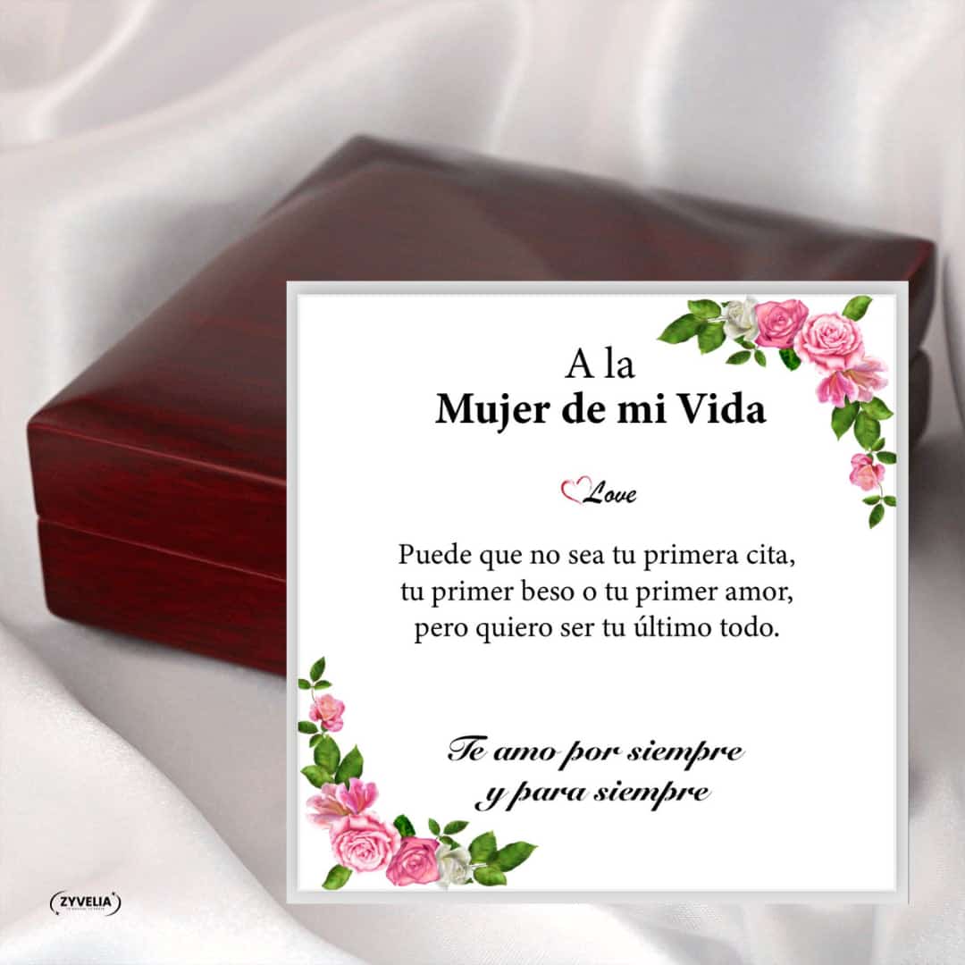 Collar Amor Eterno™ Caja con Luz y Dedicatoria