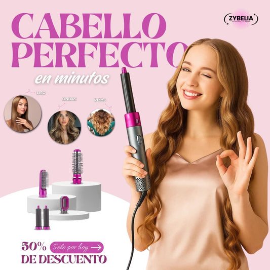 HairMagic 5 en 1™ – Tu Look Perfecto en Tiempo Récord