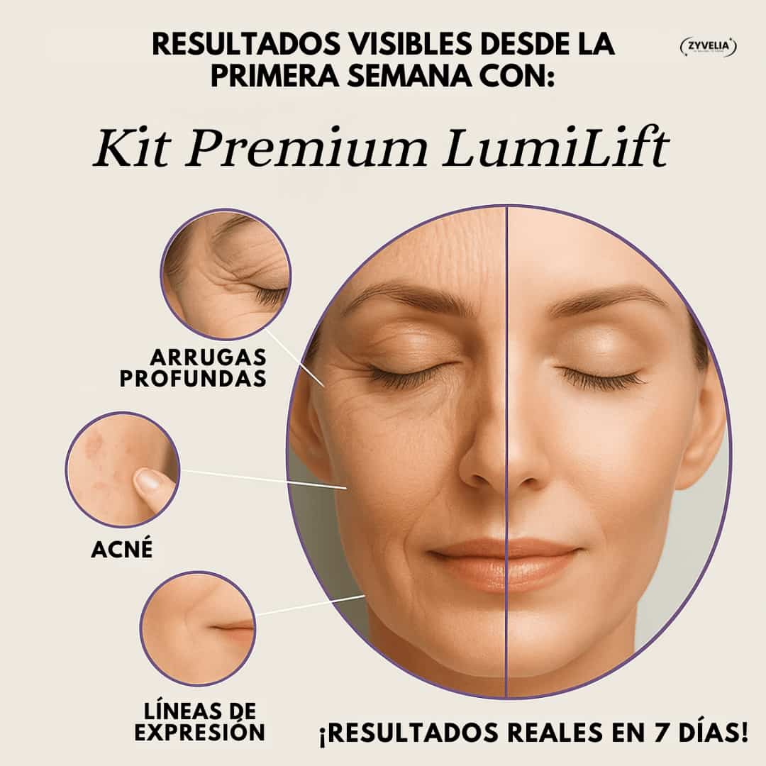 El Ritual Facial que Rejuvenece Tu Piel - Kit Premium LumiLift™