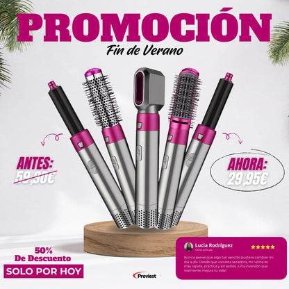 HairMagic 5 en 1™ – Tu Look Perfecto en Tiempo Récord